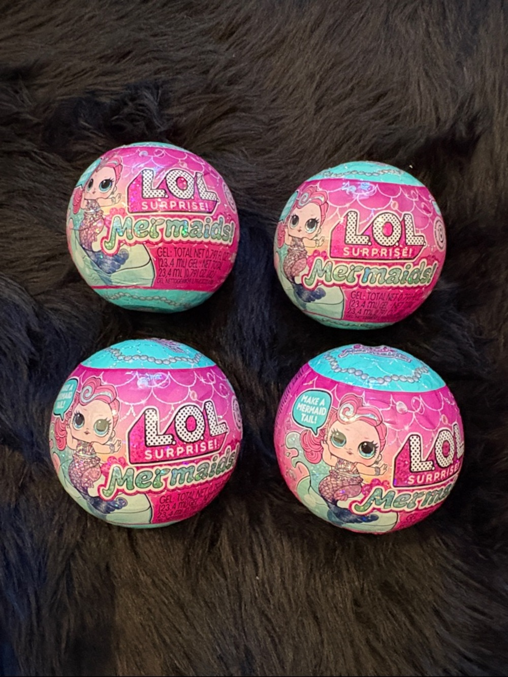 L.O.L. SURPRISE! Mermaids! Lot of 4
